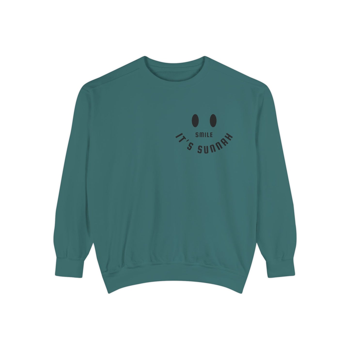 Garment-Dyed Sweatshirt - Smile