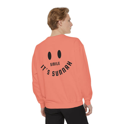 Garment-Dyed Sweatshirt - Smile