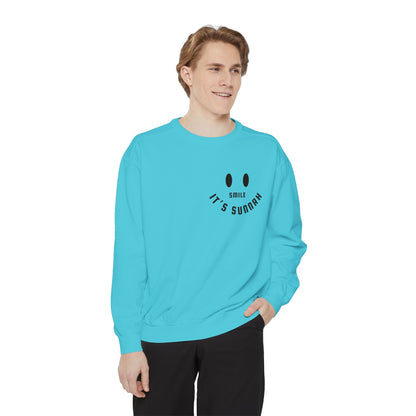 Garment-Dyed Sweatshirt - Smile