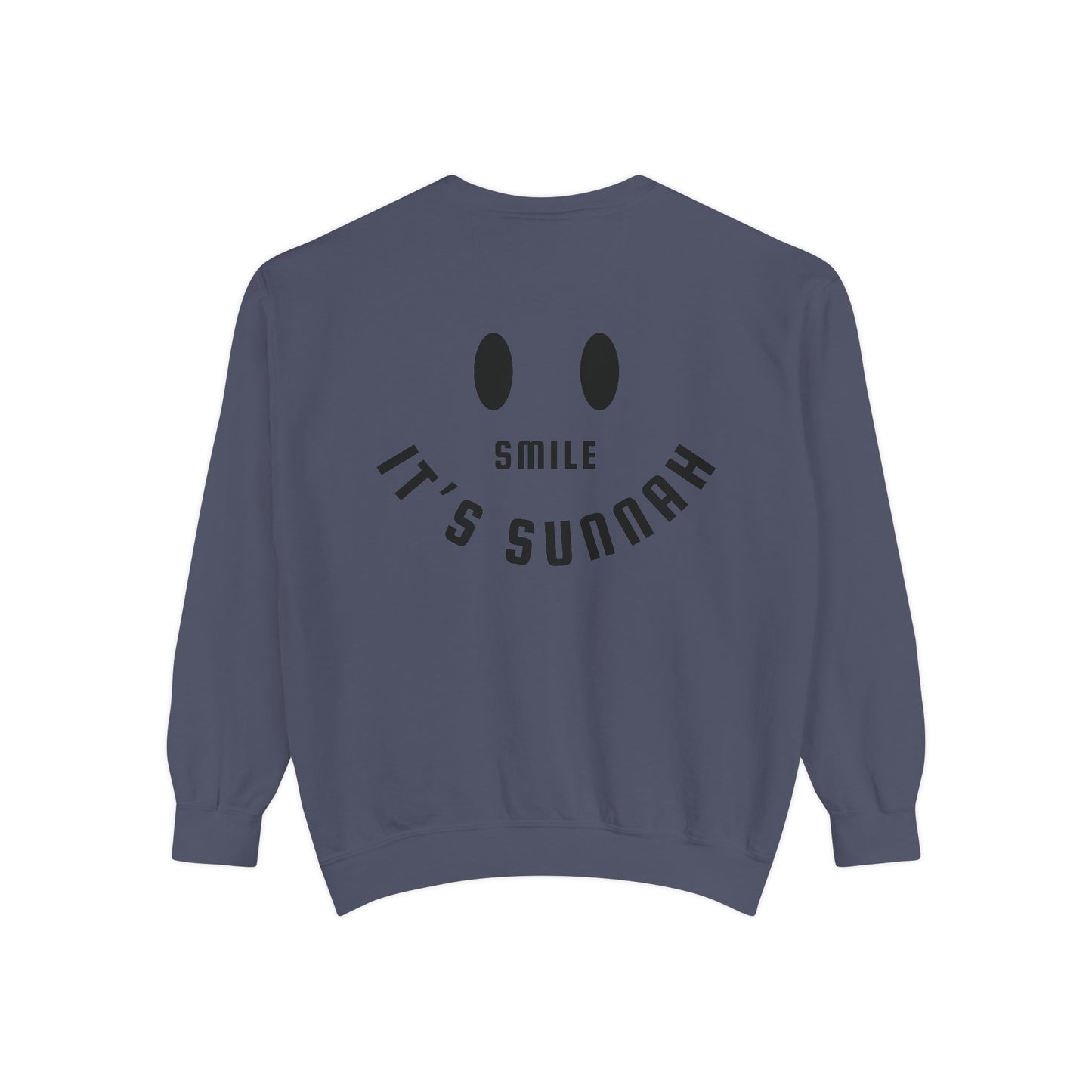 Garment-Dyed Sweatshirt - Smile