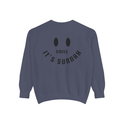 Garment-Dyed Sweatshirt - Smile