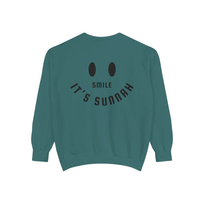 Garment-Dyed Sweatshirt - Smile